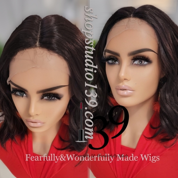 Sexy human hair wavy bob wig - Picture 4 of 4